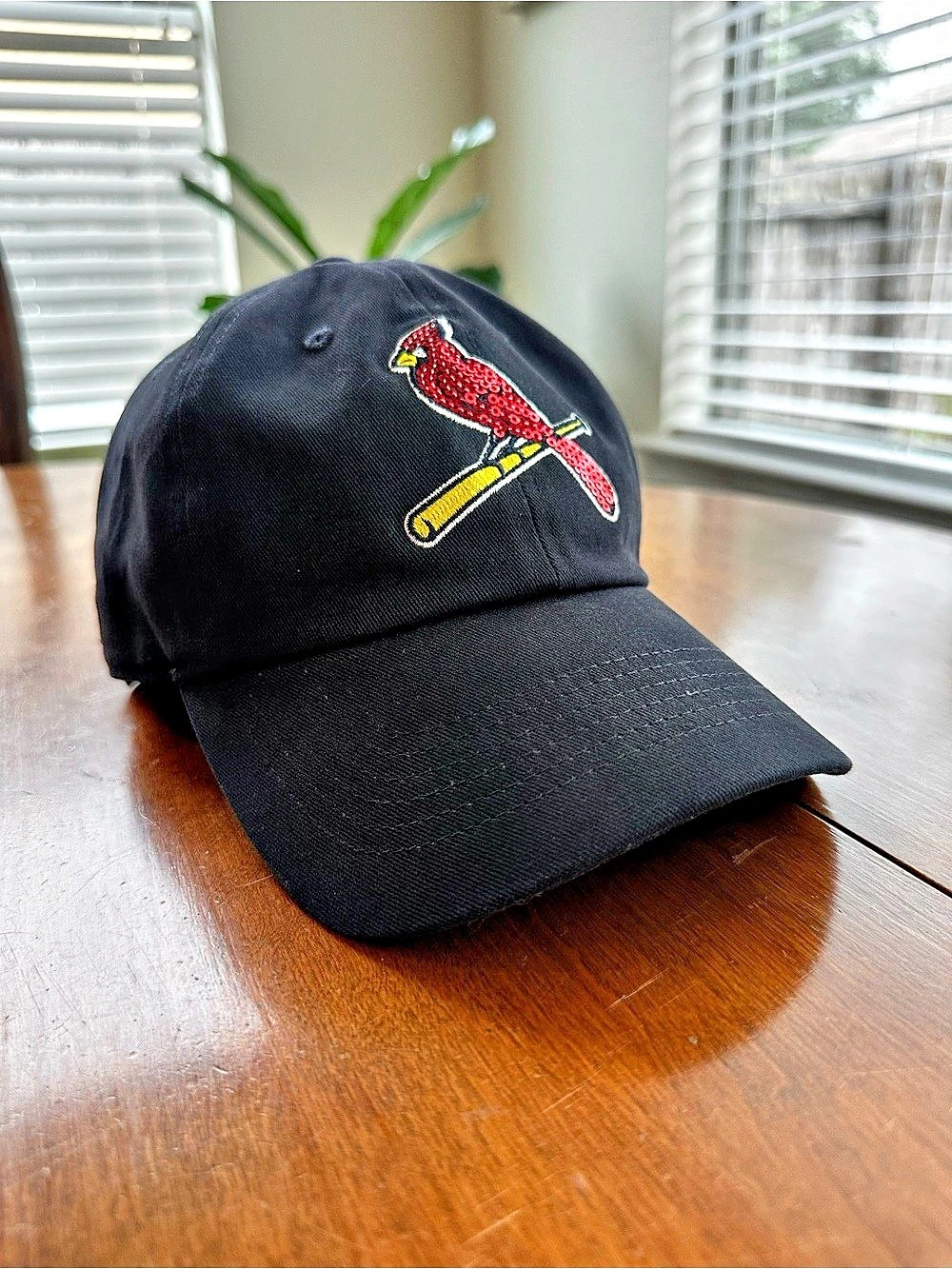 47 Brand Navy St. Louis Cardinals MLB Sequined Clean Up Baseball Cap
